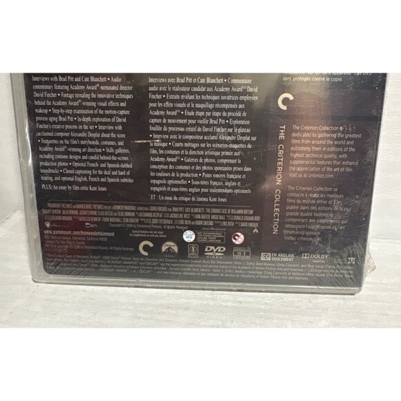The Curious Case Of Benjamin Button Criterion Collection DVD Brad Pitt NEW - Picture 4 of 6